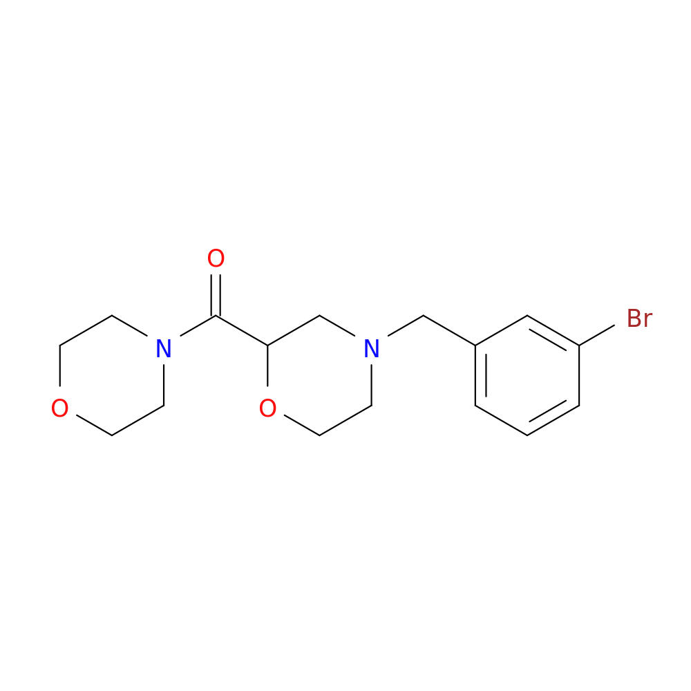 4-[(3-bromophenyl)methyl]-2-(morpholine-4-carbonyl)morpholine