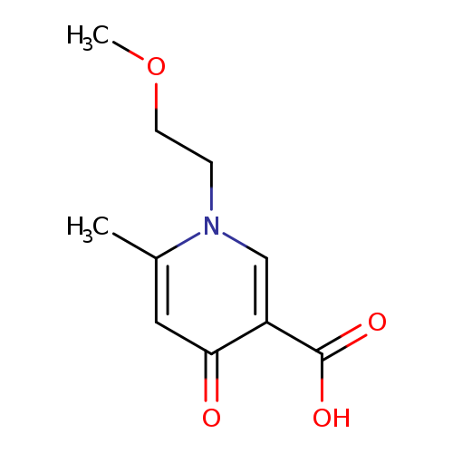 1-(2-methoxyethyl)-6-methyl-4-oxo-1,4-dihydropyridine-3-carboxylic acid