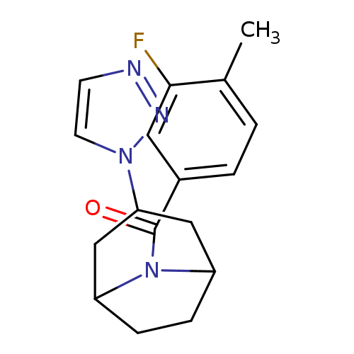 8-(3-fluoro-4-methylbenzoyl)-3-(1H-1,2,3-triazol-1-yl)-8-azabicyclo[3.2.1]octane