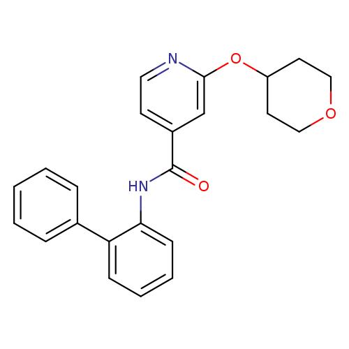 N-{[1,1'-biphenyl]-2-yl}-2-(oxan-4-yloxy)pyridine-4-carboxamide