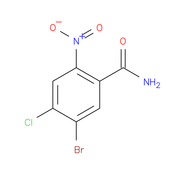 5-Bromo-4-chloro-2-nitrobenzamide