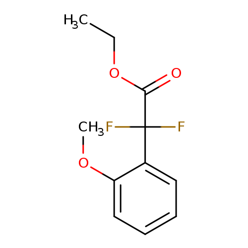 Benzeneacetic acid, α,α-difluoro-2-methoxy-, ethyl ester