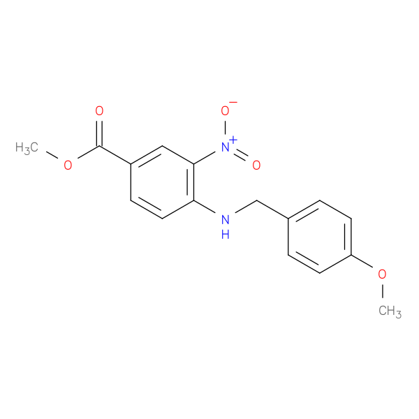 methyl 4-{[(4-methoxyphenyl)methyl]amino}-3-nitrobenzoate