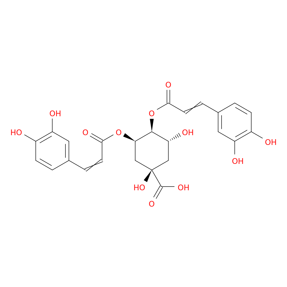 (1R,3R,4S,5R)-3,4-Bis[[3-(3,4-dihydroxyphenyl)-1-oxo-2-propen-1-yl]oxy]-1,5-dihydroxycyclohexanecarboxylic acid
