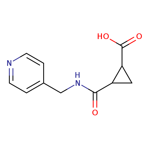2-{[(pyridin-4-yl)methyl]carbamoyl}cyclopropane-1-carboxylic acid