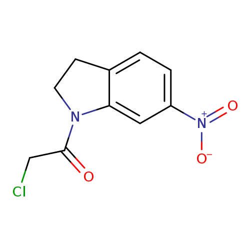 2-chloro-1-(6-nitro-2,3-dihydro-1H-indol-1-yl)ethan-1-one