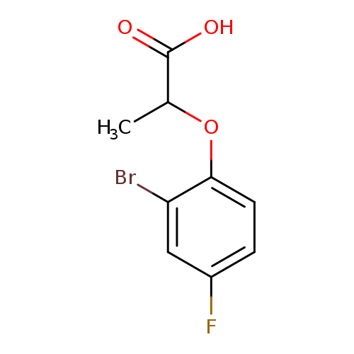 2-(2-bromo-4-fluorophenoxy)propanoic acid