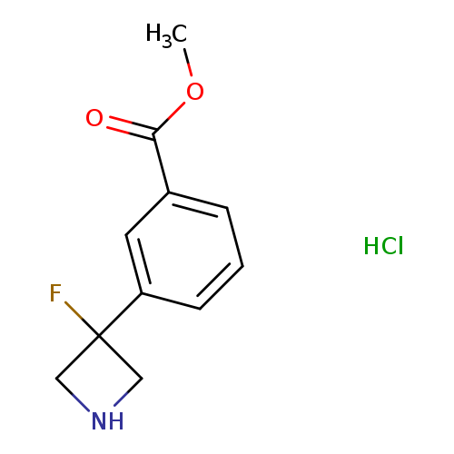 methyl3-(3-fluoroazetidin-3-yl)benzoatehydrochloride