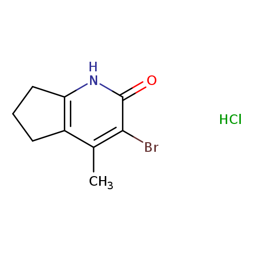3-bromo-4-methyl-1H,2H,5H,6H,7H-cyclopenta[b]pyridin-2-one hydrochloride