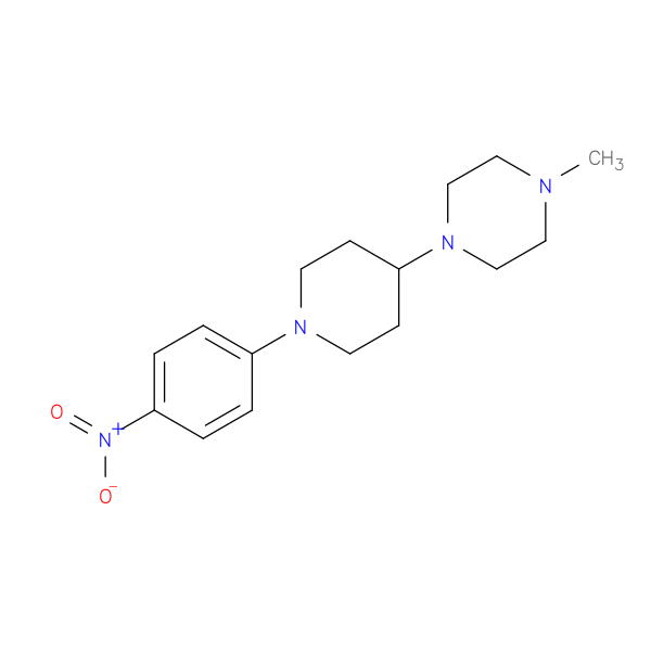 1-Methyl-4-(1-(4-nitrophenyl)piperidin-4-yl)piperazine