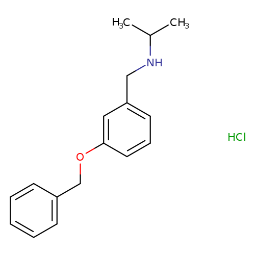 {[3-(benzyloxy)phenyl]methyl}(propan-2-yl)amine hydrochloride