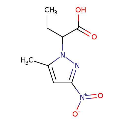2-(5-Methyl-3-nitro-1H-pyrazol-1-yl)butanoic acid
