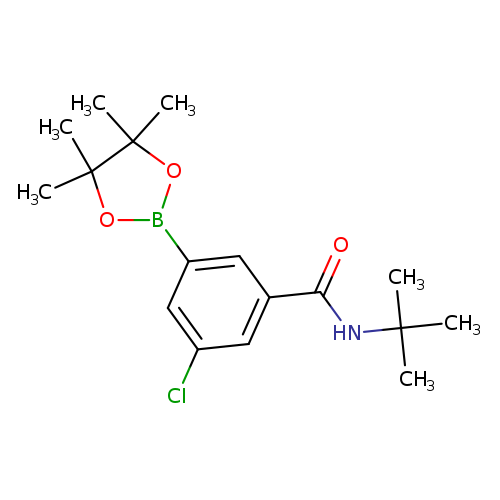 3-Chloro-n-(1,1-dimethylethyl)-5-(4,4,5,5-tetramethyl-1,3,2-dioxaborolan-2-yl)-benzamide