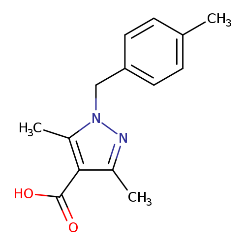 3,5-Dimethyl-1-(4-methylbenzyl)-1h-pyrazole-4-carboxylic acid