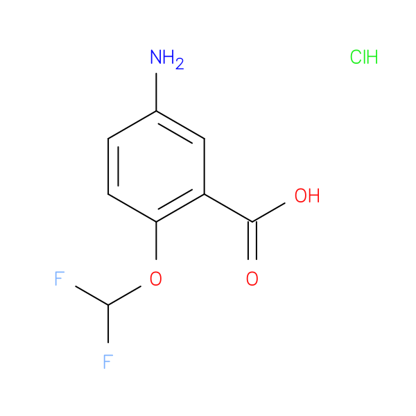 5-Amino-2-(difluoromethoxy)benzoic acid hydrochloride
