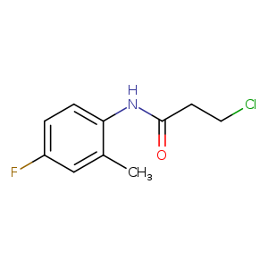 3-Chloro-n-(4-fluoro-2-methylphenyl)propanamide