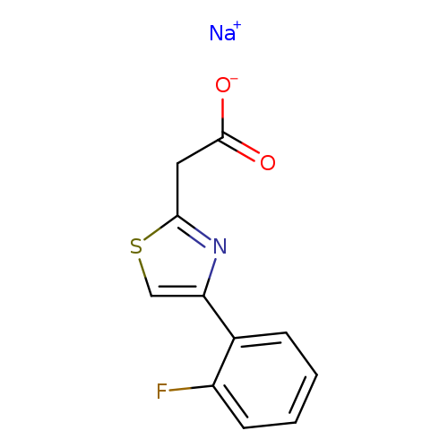 sodium 2-[4-(2-fluorophenyl)-1,3-thiazol-2-yl]acetate