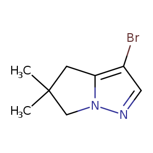 3-bromo-5,5-dimethyl-4H,5H,6H-pyrrolo[1,2-b]pyrazole
