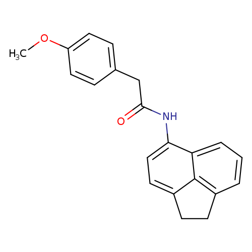 N-(1,2-dihydroacenaphthylen-5-yl)-2-(4-methoxyphenyl)acetamide