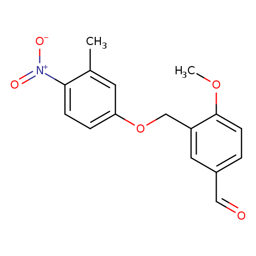 4-Methoxy-3-[(3-methyl-4-nitrophenoxy)methyl]benzaldehyde