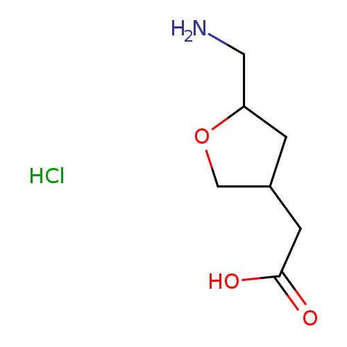2-[5-(aminomethyl)oxolan-3-yl]aceticacidhydrochloride