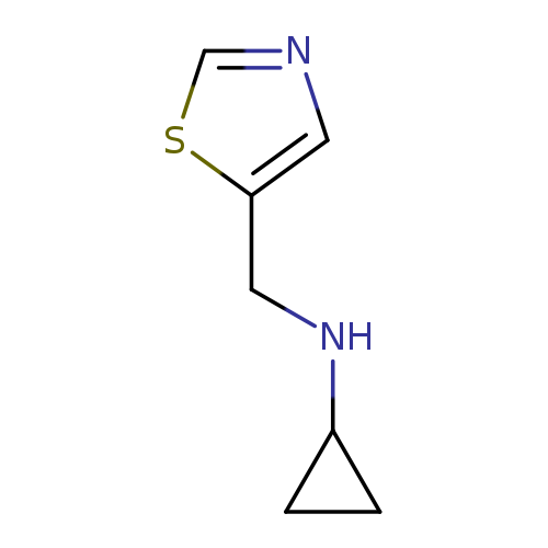 cyclopropyl(1,3-thiazol-5-ylmethyl)amine