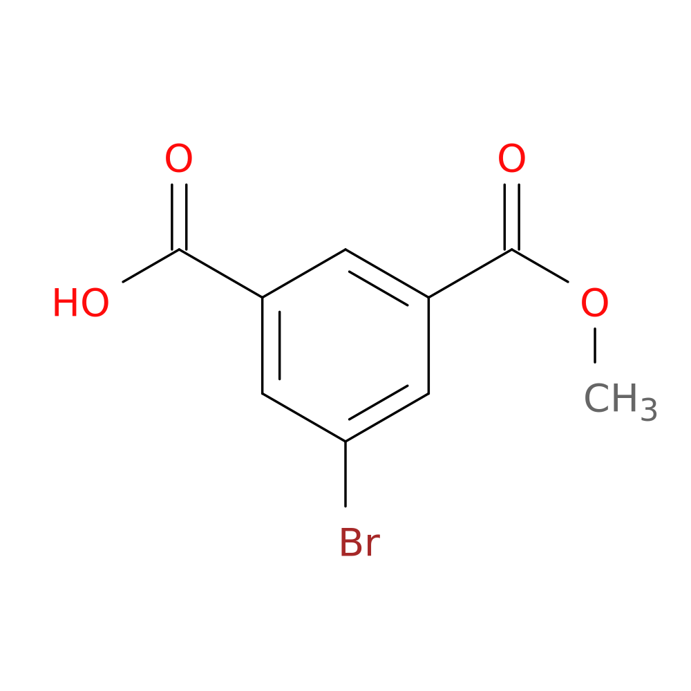 3-Bromo-5-(methoxycarbonyl)benzoic acid
