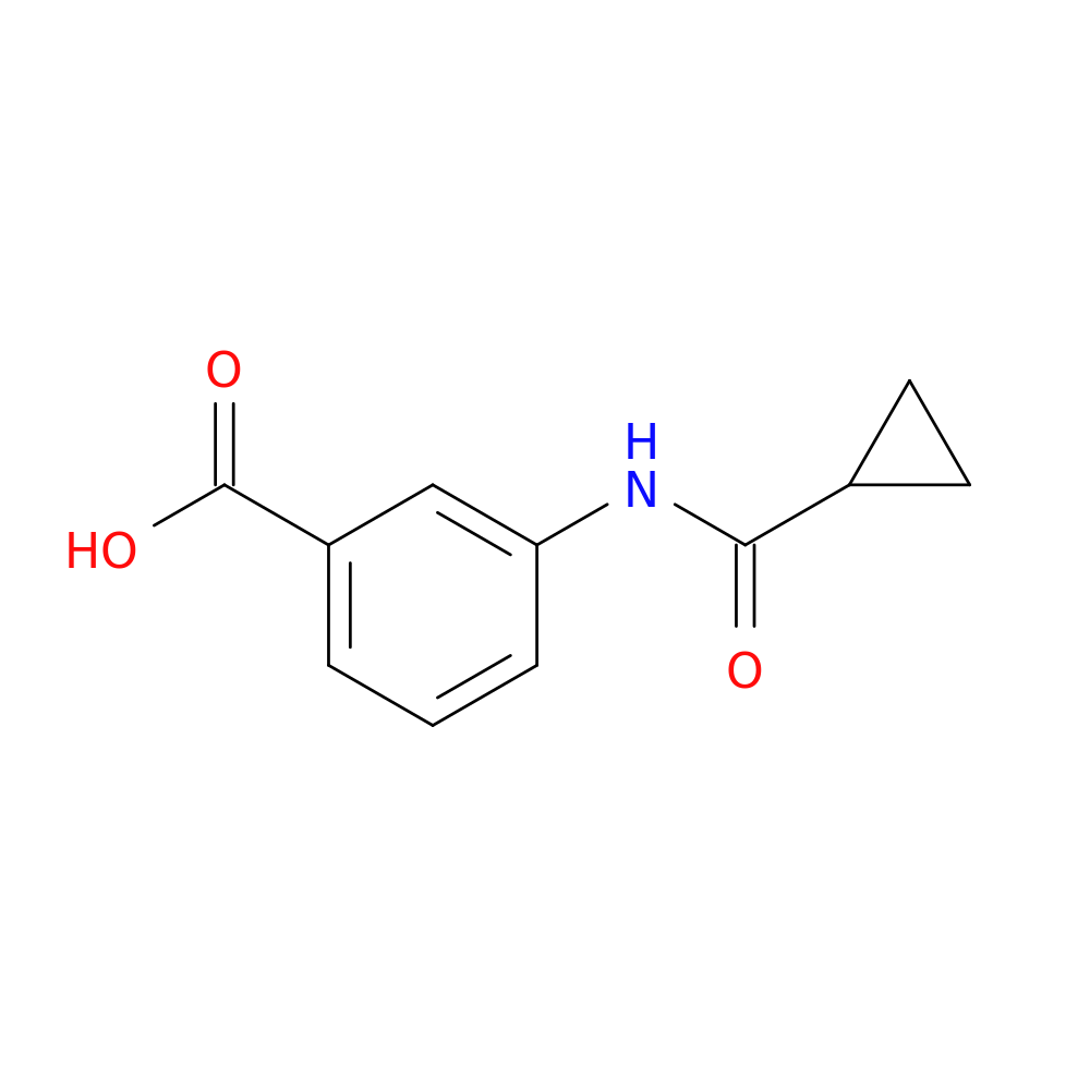 3-[(Cyclopropylcarbonyl)amino]benzoic acid