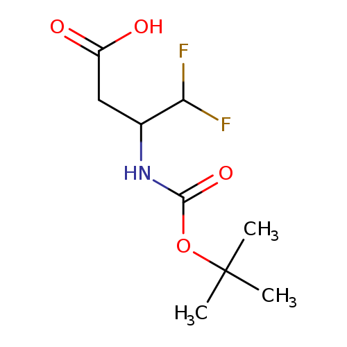3-((tert-butoxycarbonyl)amino)-4,4-difluorobutanoic acid