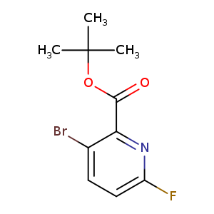 Tert-Butyl 3-bromo-6-fluoropyridine-2-ca