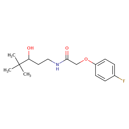 2-(4-fluorophenoxy)-N-(3-hydroxy-4,4-dimethylpentyl)acetamide