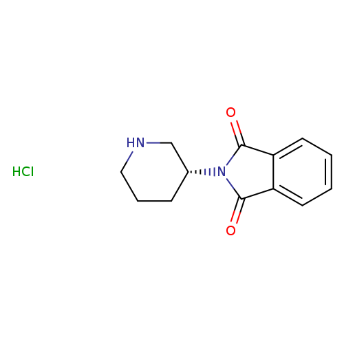 1H-Isoindole-1,3(2H)-dione, 2-(3R)-3-piperidinyl-, hydrochloride (1:1)