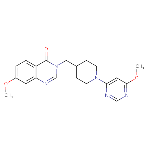 7-methoxy-3-{[1-(6-methoxypyrimidin-4-yl)piperidin-4-yl]methyl}-3,4-dihydroquinazolin-4-one