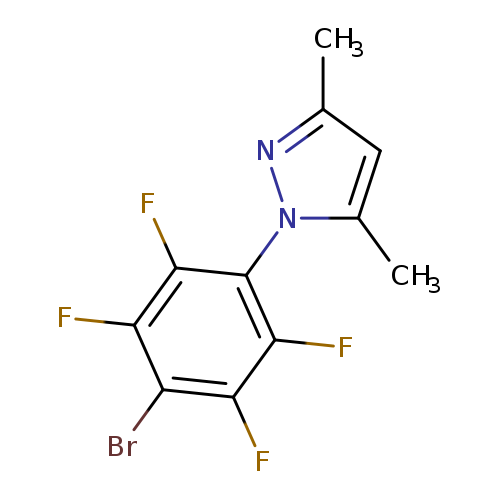 1-(4-Bromo-2,3,5,6-tetrafluorophenyl)-3,5-dimethyl-1h-pyrazole
