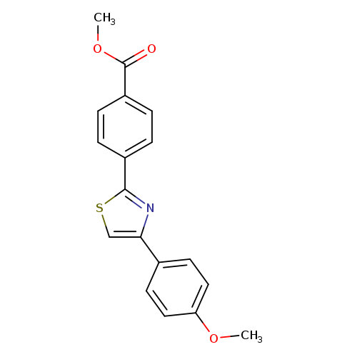 methyl 4-[4-(4-methoxyphenyl)-1,3-thiazol-2-yl]benzoate
