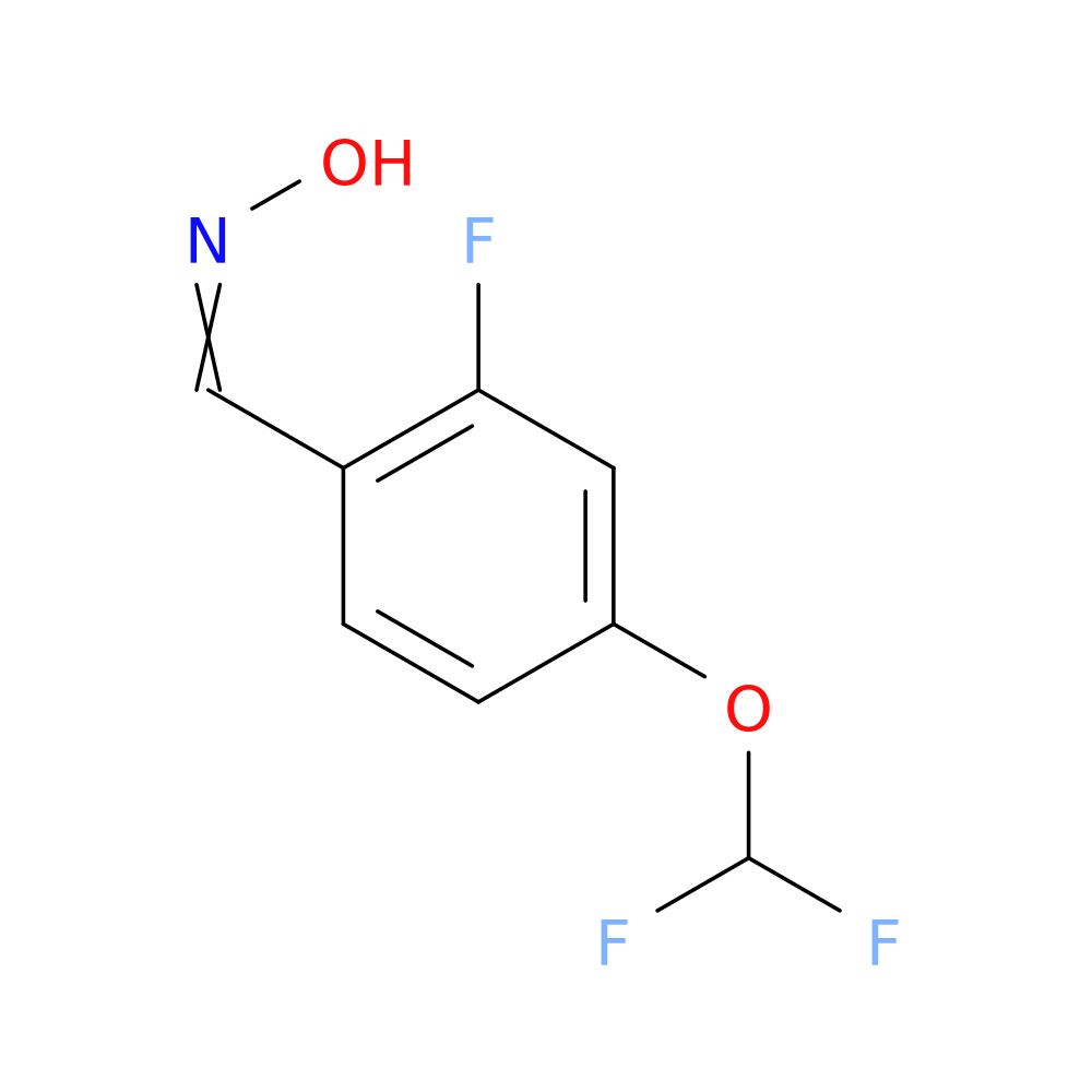 N-{[4-(difluoromethoxy)-2-fluorophenyl]methylidene}hydroxylamine