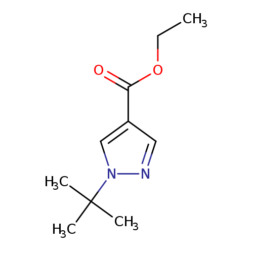 1H-Pyrazole-4-carboxylic acid, 1-(1,1-dimethylethyl)-, ethyl ester