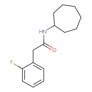 N-cycloheptyl-2-(2-fluorophenyl)acetamide