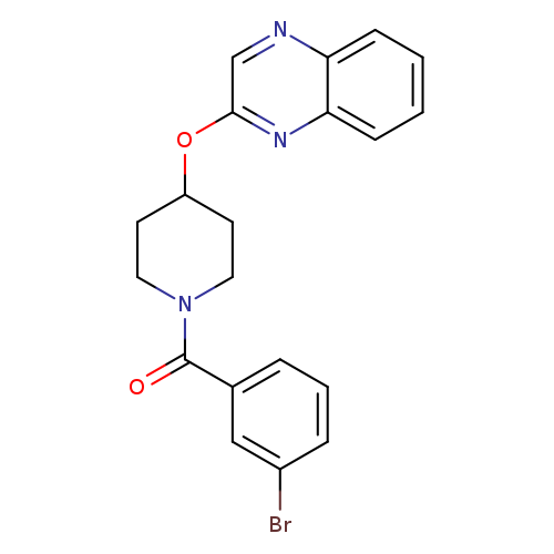 2-{[1-(3-bromobenzoyl)piperidin-4-yl]oxy}quinoxaline