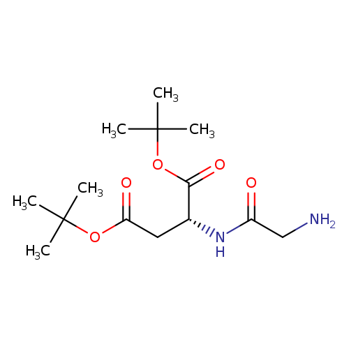 1,4-Di-tert-butyl (2R)-2-(2-aminoacetamido)butanedioate