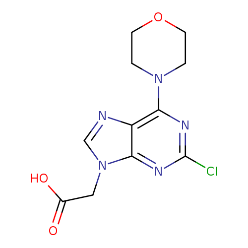 (2-Chloro-6-morpholin-4-yl-9h-purin-9-yl)acetic acid