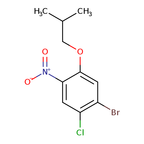 1-Bromo-2-chloro-5-isobutyl-4-nitrobenzene