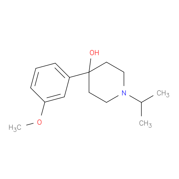 4-Hydroxy-4-(3-methoxyphenyl)-1-iso-propylpiperidine