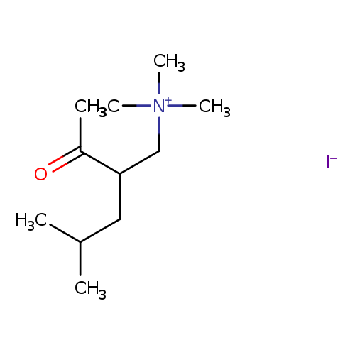 (2-ACETYL-4-METHYLPENTYL)TRIMETHYLAMMONIUM IODIDE