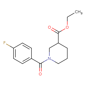 Ethyl 1-(4-fluorobenzoyl)piperidine-3-carboxylate