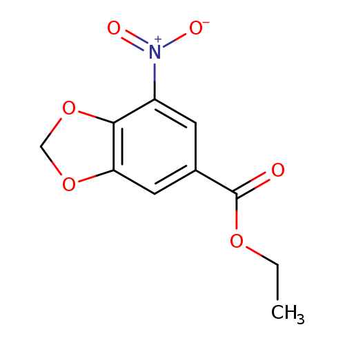 ethyl 7-nitro-1,3-dioxaindane-5-carboxylate