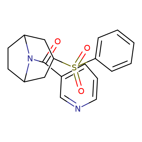 3-(benzenesulfonyl)-8-(pyridine-3-carbonyl)-8-azabicyclo[3.2.1]octane