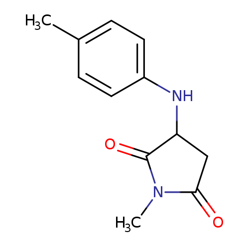 1-methyl-3-[(4-methylphenyl)amino]pyrrolidine-2,5-dione