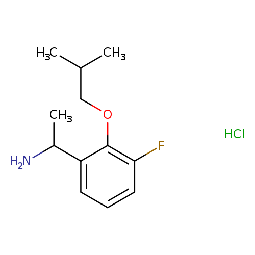 1-(3-Fluoro-2-isobutoxy-phenyl)-ethylamine hydrochloride