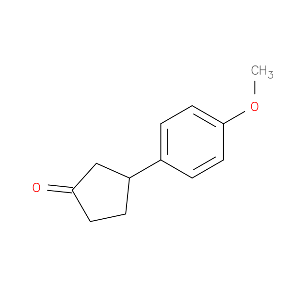 Cyclopentanone,3-(4-methoxyphenyl)-